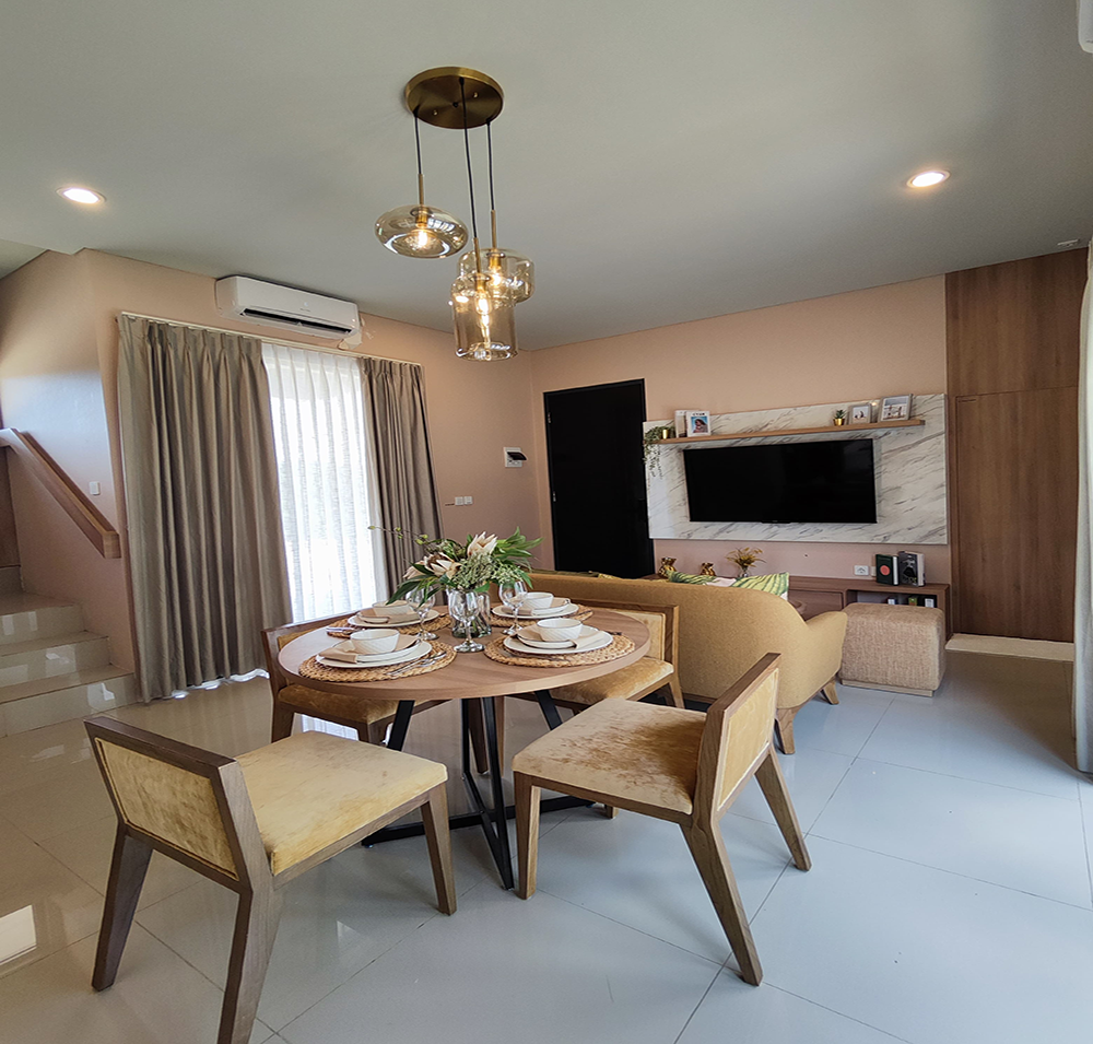 Dapur dengan view menghadap gunung langsung